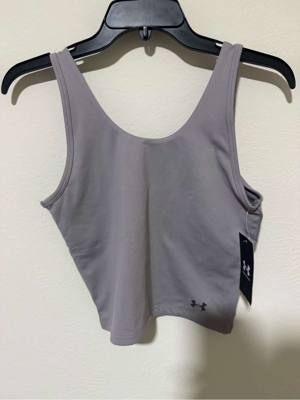 NWT Under Armour Gray Athletic Crop Tank